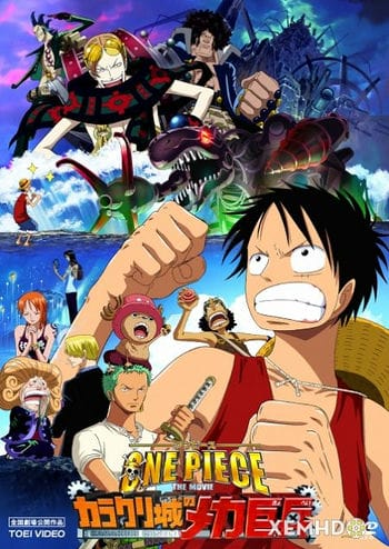 Đảo Hải Tặc 7 Tên Khổng Lồ Trong Lâu Đài Karakuri - One Piece Movie 7 Karakuri Castle Mecha Giant Soldier