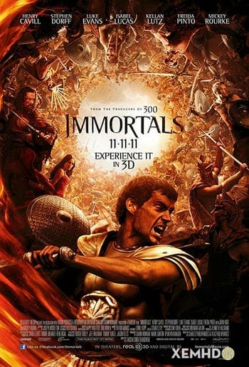 Chiến Binh Bất Tử - Immortals 3d