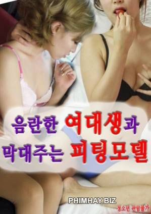 Nữ Sinh Thủ Dâm - A Fitting Model With A Lewd College Student And A Stick
